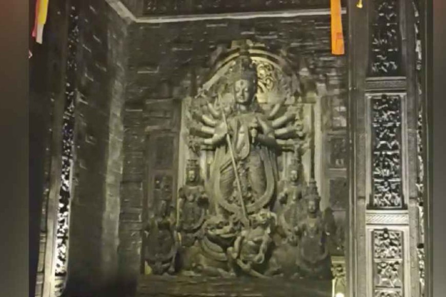ত্রিধারা সর্বজনীন দুর্গোৎসবের এবারের থিম 'চলো ফিরি'