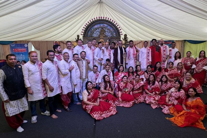 লন্ডনের আড্ডার পুজো স্লাউতে, বাংলার চায়ের দোকানের থিমে বিদেশে 'পাড়ার ঠেক'
