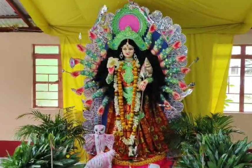 হাতে থাকে অস্ত্র, সম্পদ ও শক্তি, দুই ভাবনাতেই এখানে পূজিত হন মা লক্ষ্মী 