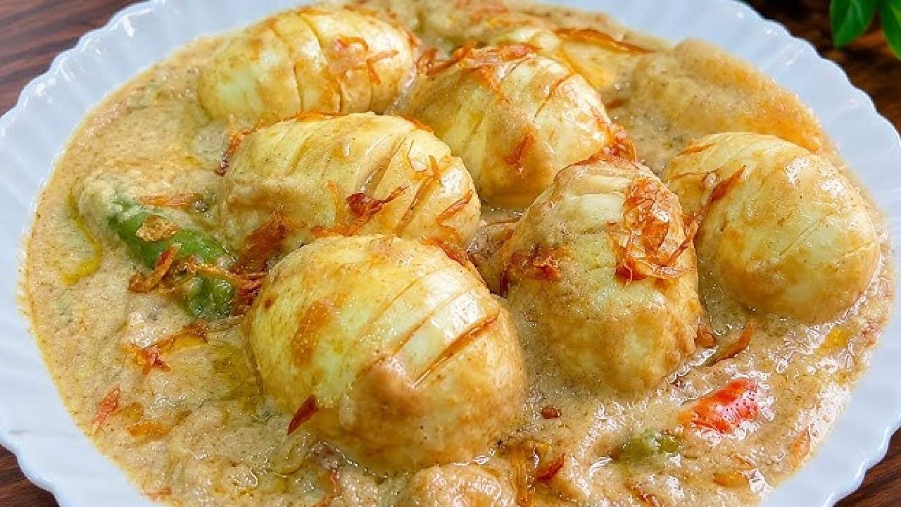 Afgani Egg Korma recipe
