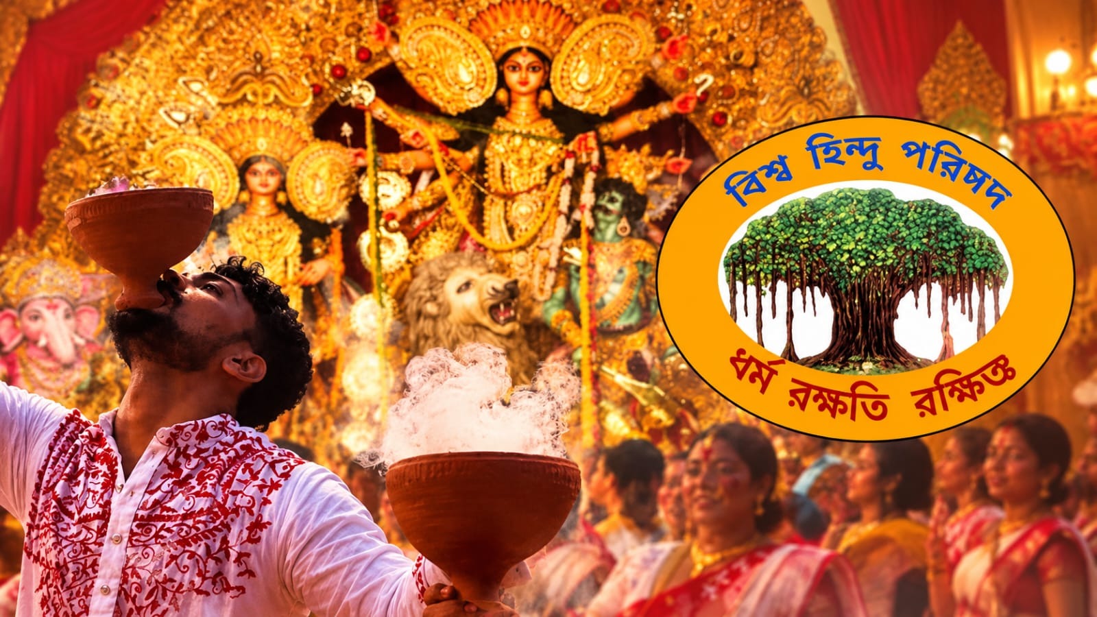 রীতিনীতি মেনে পুজো করলেই বিশেষ সম্মান! দুর্গাপুজোয় অভিনব উদ্যোগ বিশ্ব হিন্দু পরিষদের