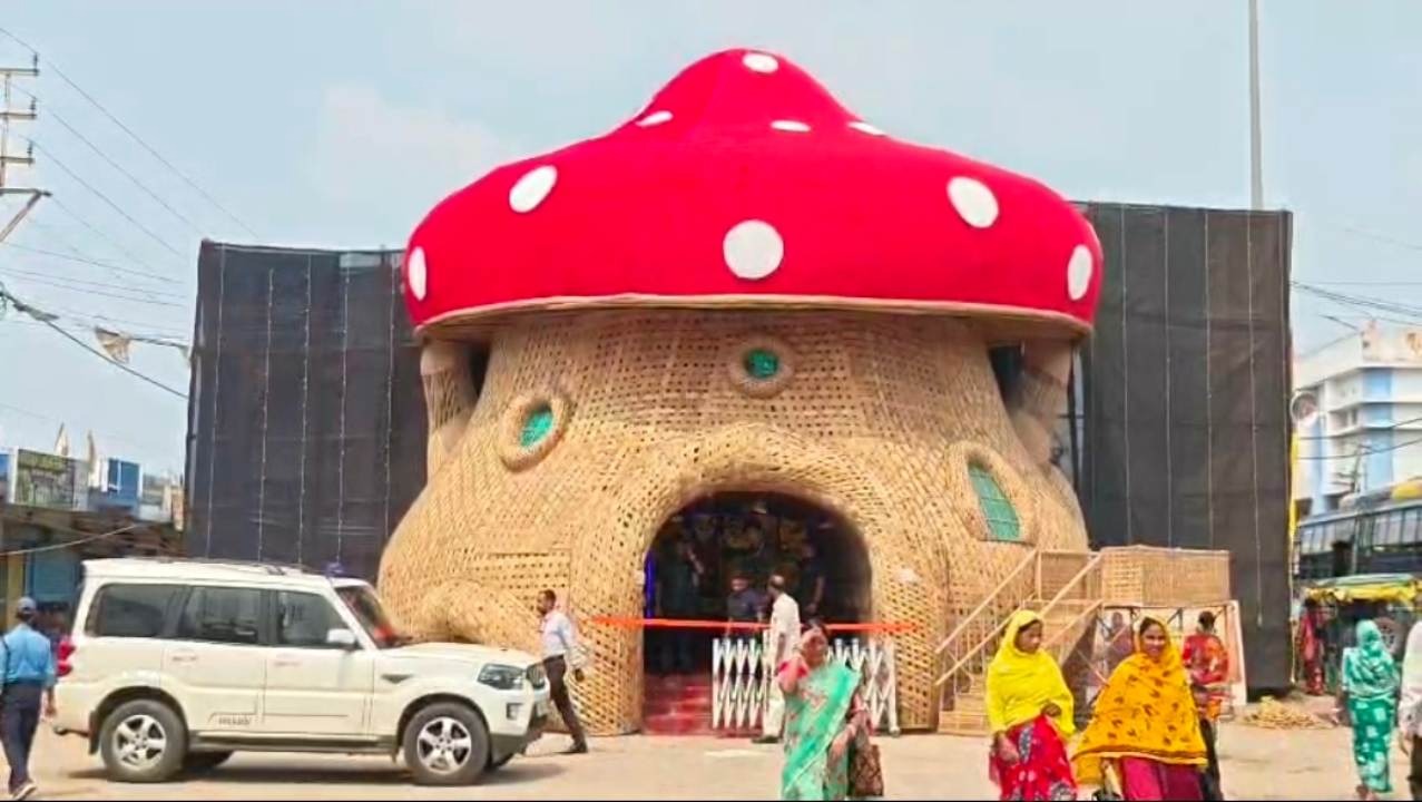 নন্দীগ্রামে দুর্গাপুজো মণ্ডপের উদ্বোধন করলেন মুখ্যমন্ত্রী